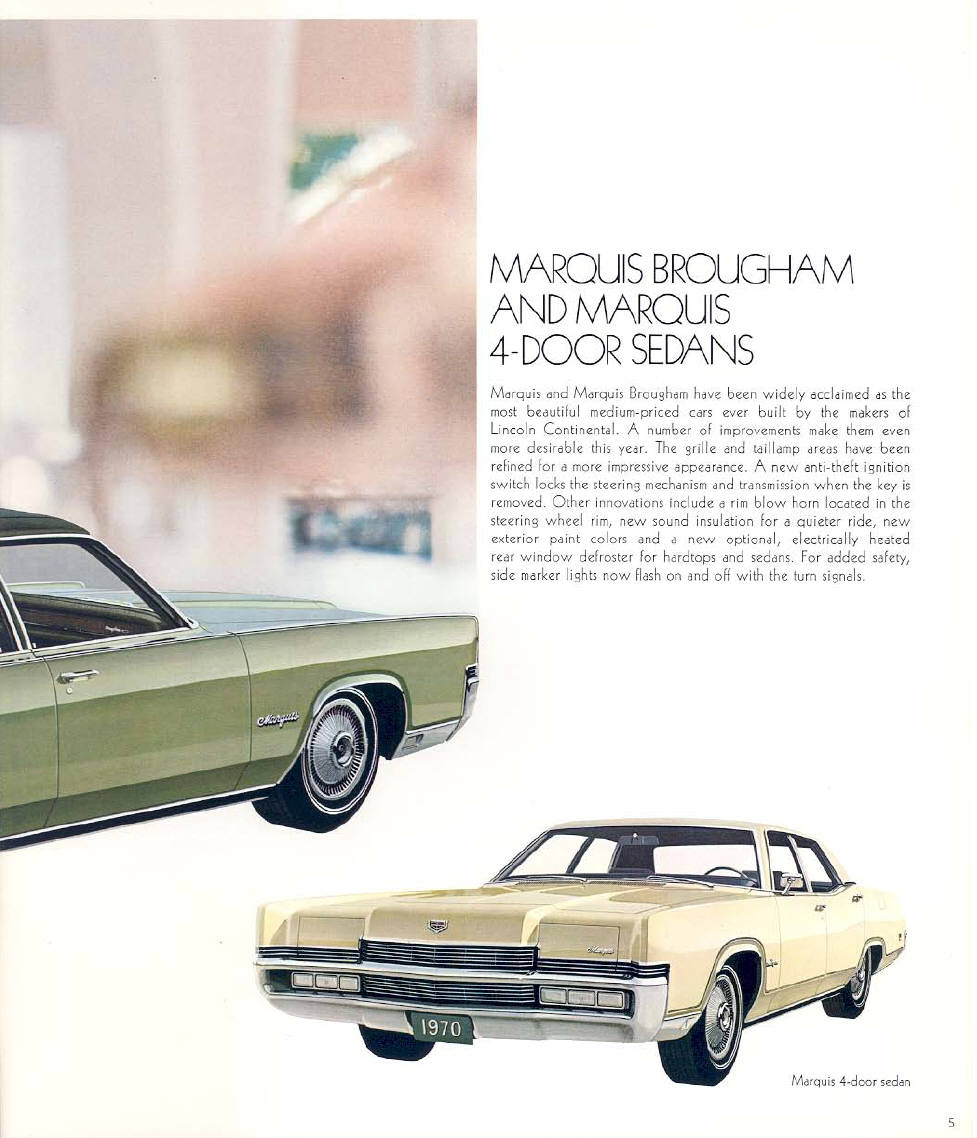 1970 Mercury Brochure Page 8
